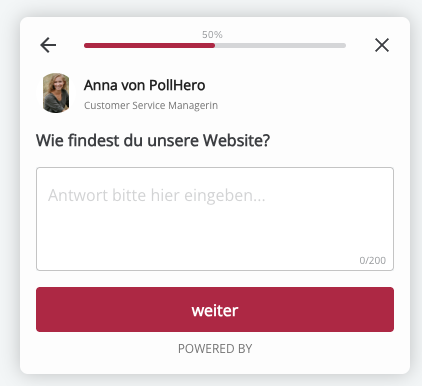 Umfrage, die geschlossen werden darf.